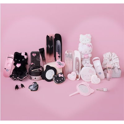 フィリミリ キティ 7点セット Qoo10] fillimilli 【天使 & 悪魔 ハローキティ】全種 ま : メイク小物