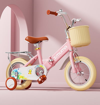 Qoo10] 子供用 12インチ自転車 補助輪付き 折 : 自転車