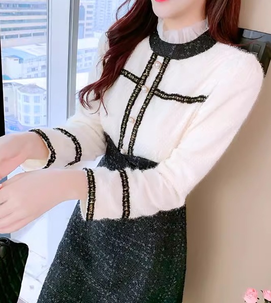 レディース ワンピース 膝丈 ミドル丈 長袖 ラウンドネック Aライン フリル ファスナー 切り替えデザイン ドッキング ベルベット かわいい 大人可愛い きれいめ 上品 おしゃれ レトロ ガーリー レディース ワンピース 膝丈 ミドル丈 長袖 ラウンドネック Aライン フリル ファスナー 切り替えデザイン ドッキング ベルベット かわいい 大人可愛い きれいめ 上品 おしゃれ レトロ ガーリー