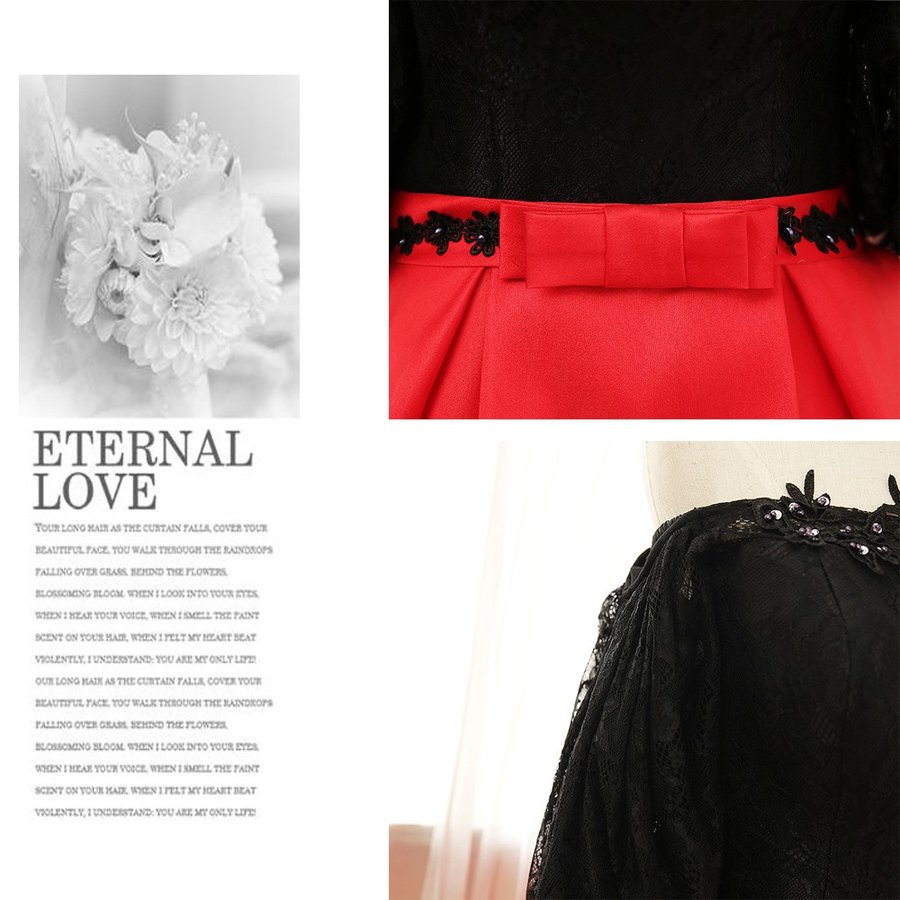 ウェディングドレス 演奏会用ロングドレス カラードレス 人気 ペールオレンジ カラオケ大会 ステージ衣装 レッド