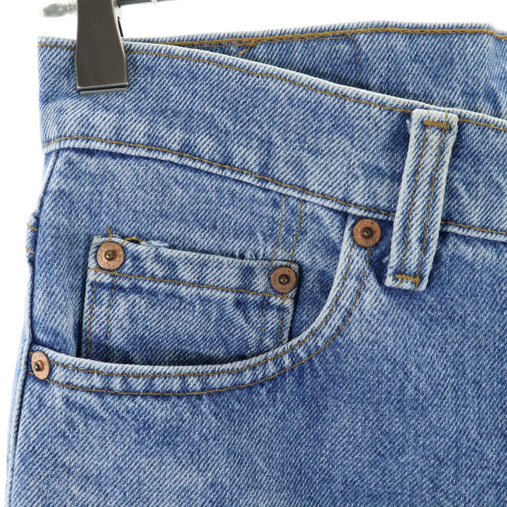 90s 510-0217 USA製 オールド デニムパンツ W29 ウォッシュブルー ジーンズ メンズ