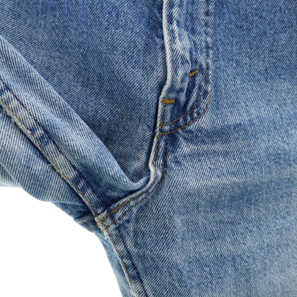 90s 510-0217 USA製 オールド デニムパンツ W29 ウォッシュブルー ジーンズ メンズ