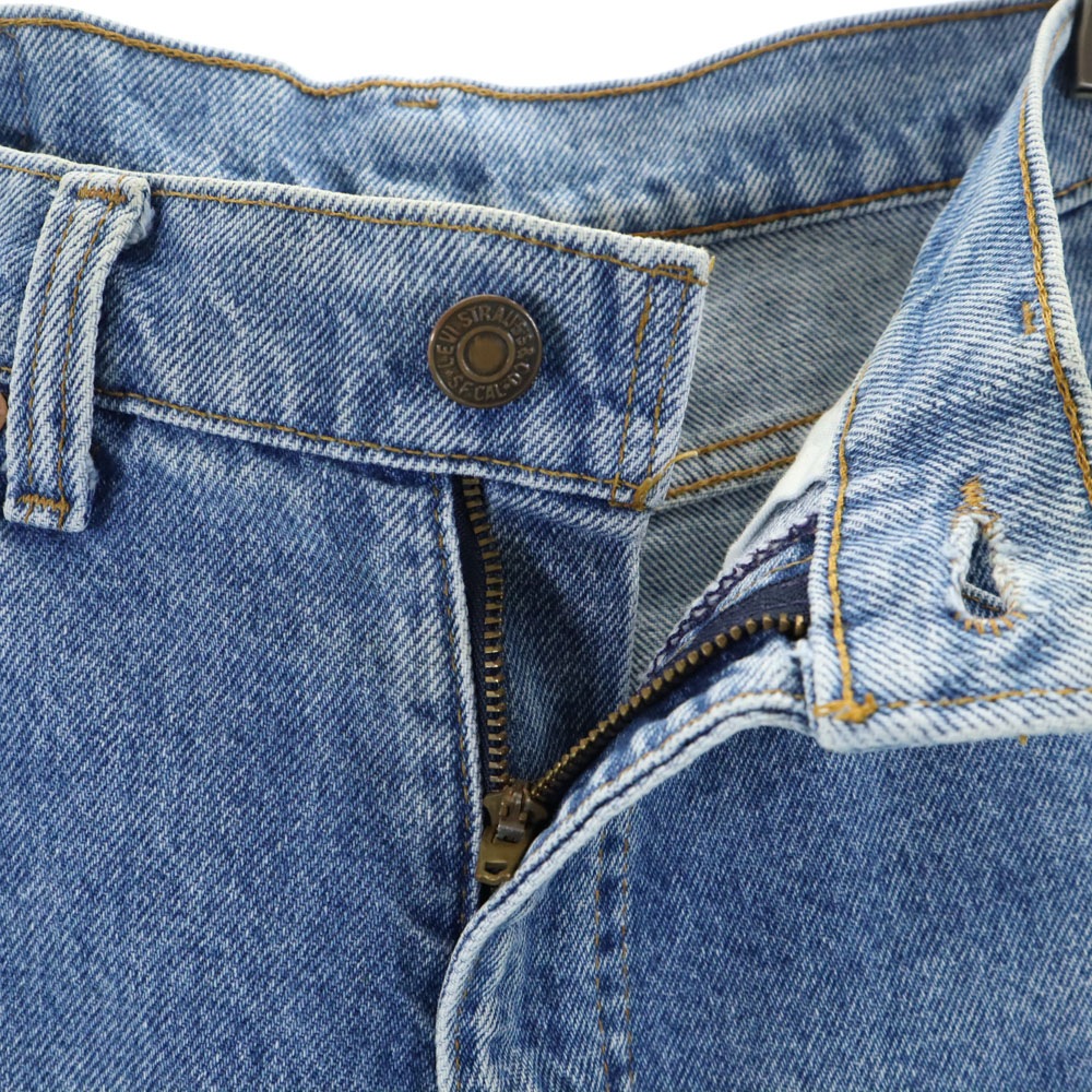 90s 510-0217 USA製 オールド デニムパンツ W29 ウォッシュブルー ジーンズ メンズ