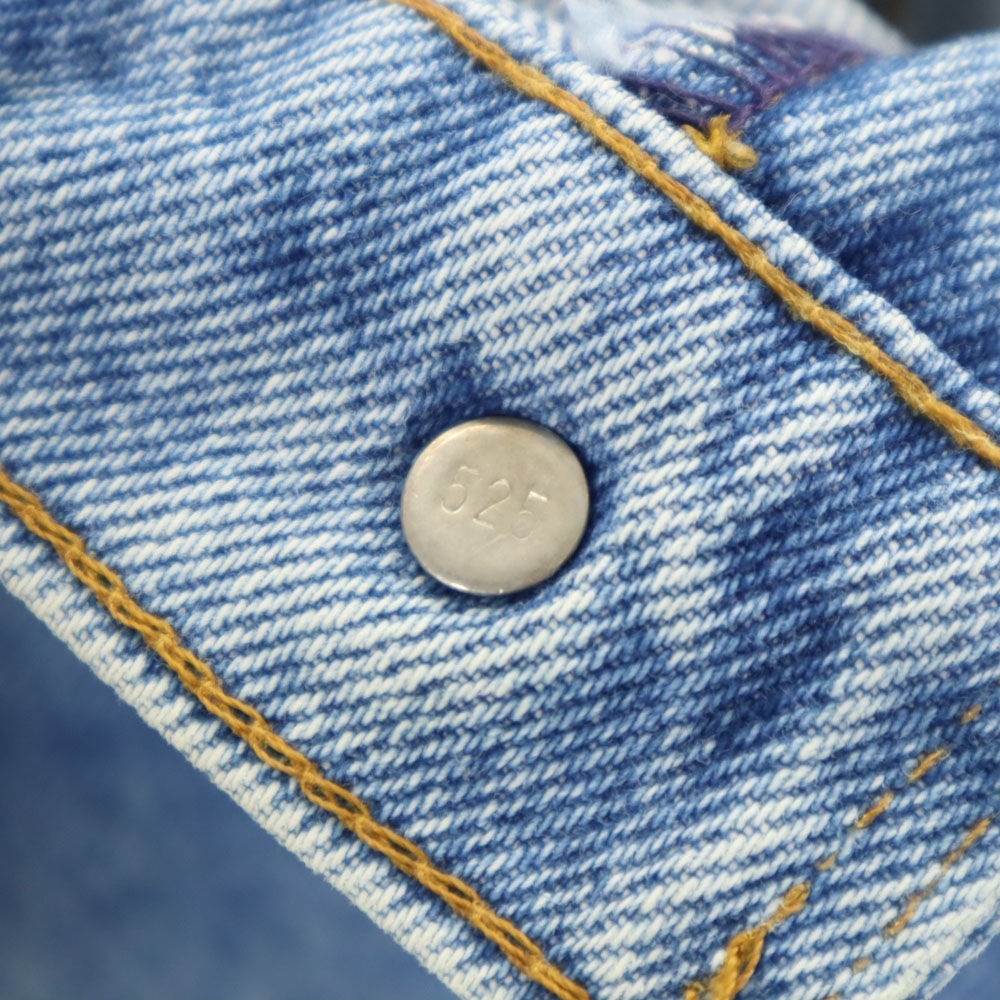 90s 510-0217 USA製 オールド デニムパンツ W29 ウォッシュブルー ジーンズ メンズ