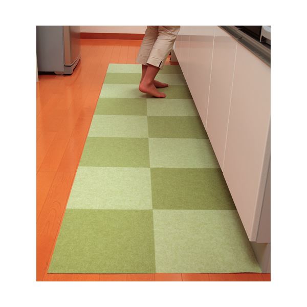 (まとめ)サンコー 撥水バリアフリータイルマット 3030cm グリーン&ライトグリーン KD-33 1パック(8枚) 3セット (まとめ)サンコー 撥水バリアフリータイルマット 3030cm グリーン&ライトグリーン KD-33 1パック(8枚) 3セット