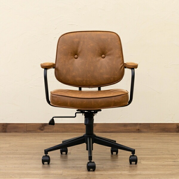 オフィスチェア ダークブラウン （DBR）[組立品]