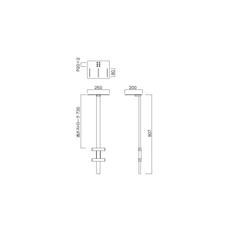 ハヤミ工産　カメラスタンド　PUPB6502