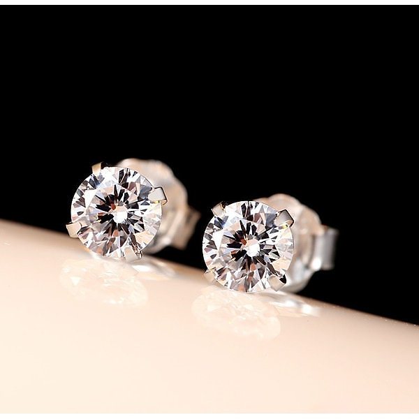 3点セット ネックレス ピアス 指輪 一粒ダイヤ 1カラット 大粒 プラチナ仕上げ シルバー925 人気 プレゼント セール