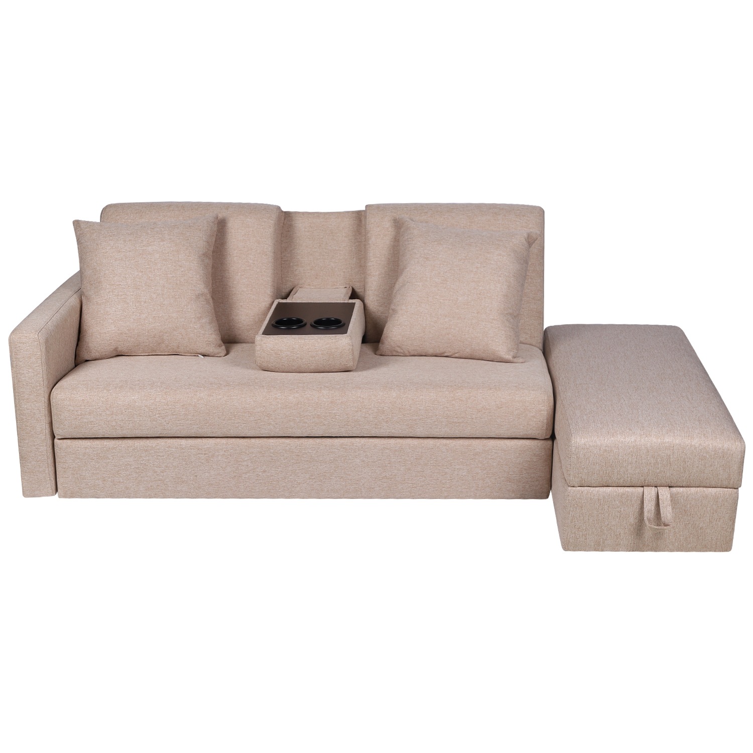 387ソファ ソファーベッド カウチソファ 3人掛け オットマン付き 多機能ソファ 左右側とも取り付けるアームレスト たくさん収納 レイアウト自由 クッション2個 387ソファ ソファーベッド カウチソファ 3人掛け オットマン付き 多機能ソファ 左右側とも取り付けるアームレスト たくさん収納 レイアウト自由 クッション2個