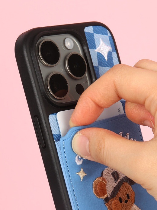 ニューレトロ 刺繍 ポケット ケース iPhoneケース　GALAXYケース