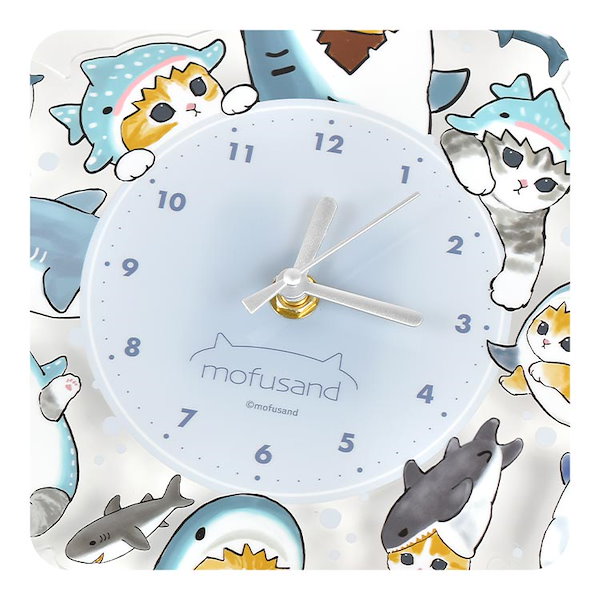 mofusand アクリル壁掛け時計 | mofusandもふもふマーケット