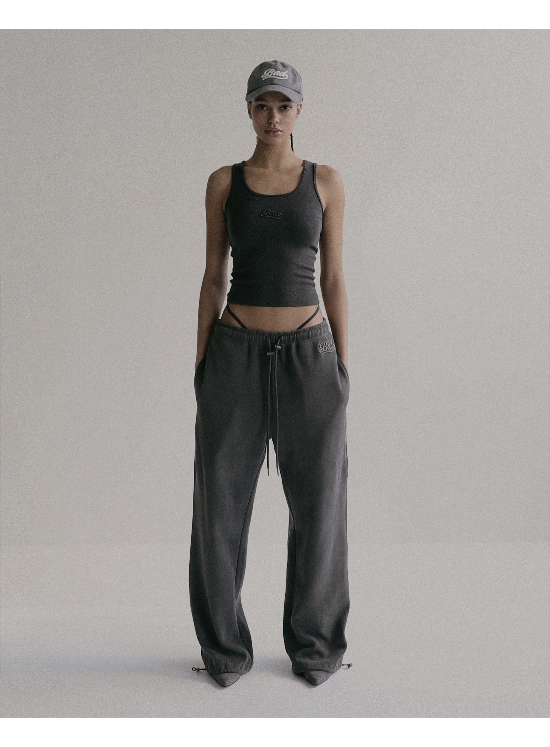 【BADBLOOD】 BEYOND SOFT TANK : CHARCOAL