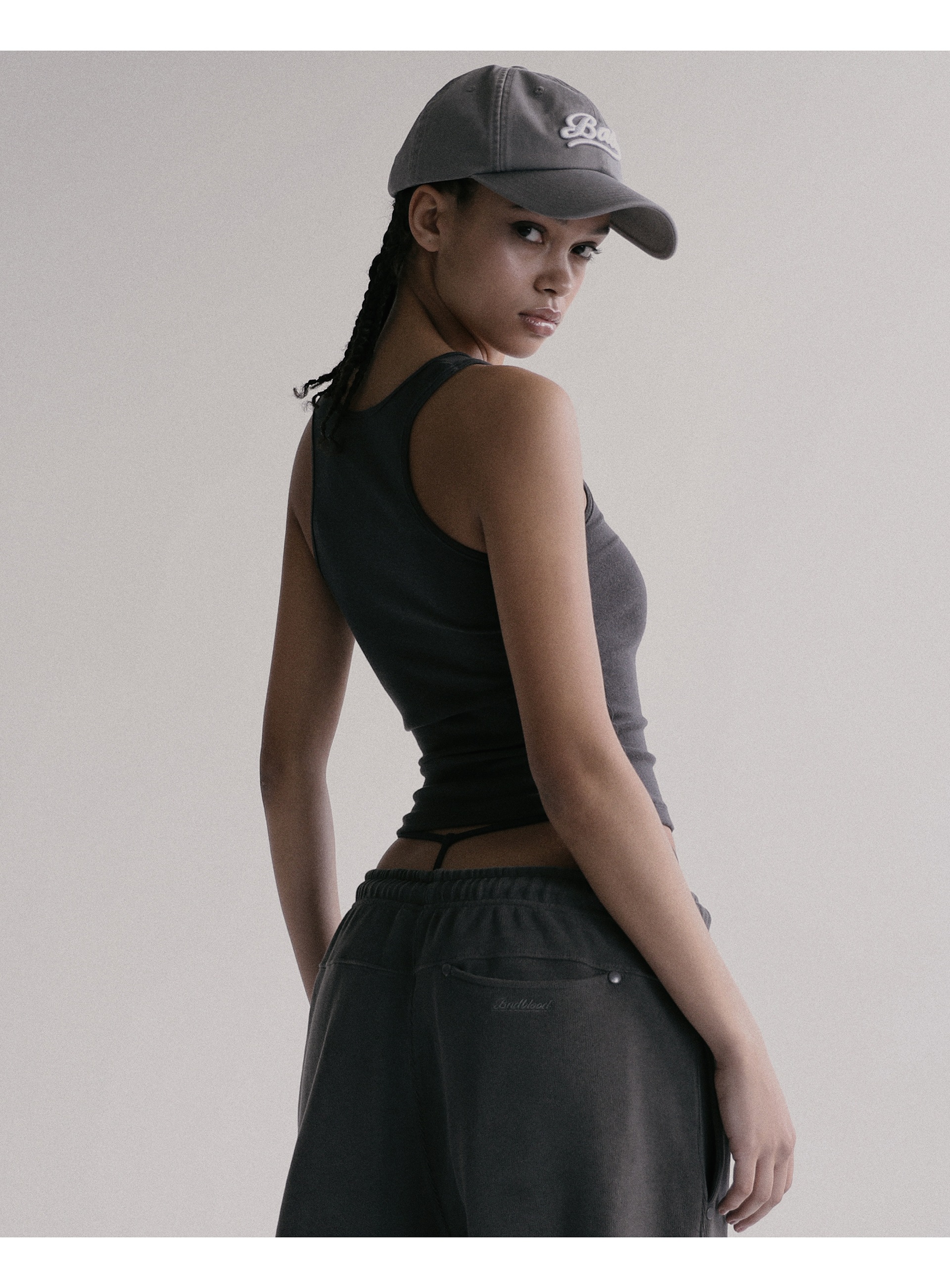 【BADBLOOD】 BEYOND SOFT TANK : CHARCOAL