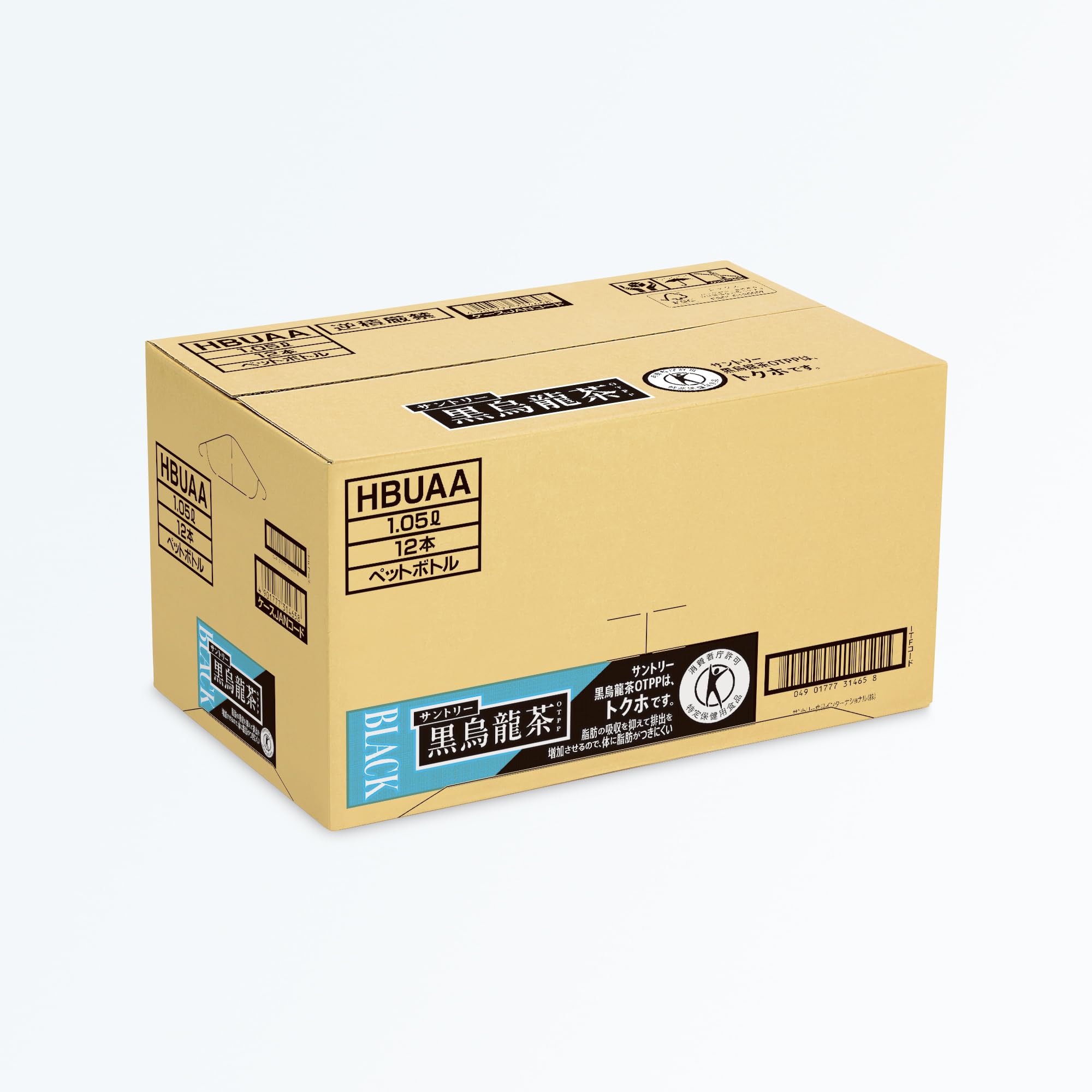 [トクホ] サントリー 黒烏龍茶 1.05L×12本