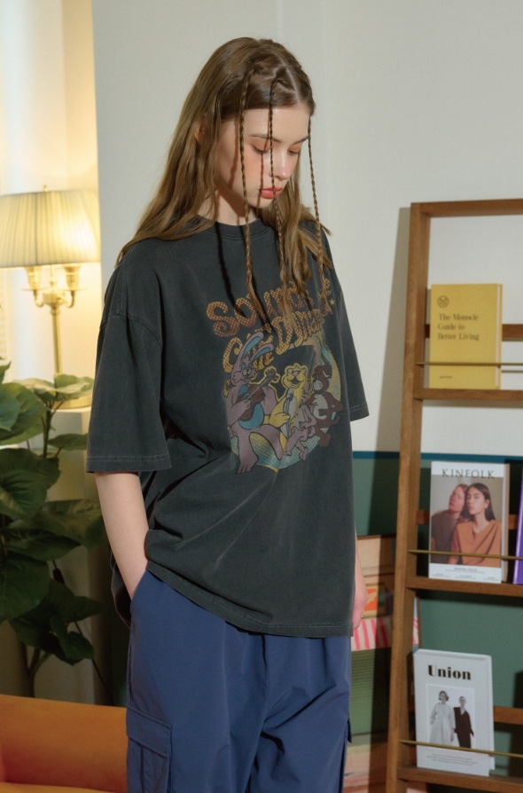 【CPGN STUDIO】24SS★ Hoppi Trio Pigment Short Sleeve Tee CPGN STUDIO】 Hoppi Trio Pigment Short Sleeve Tee Tシャツ