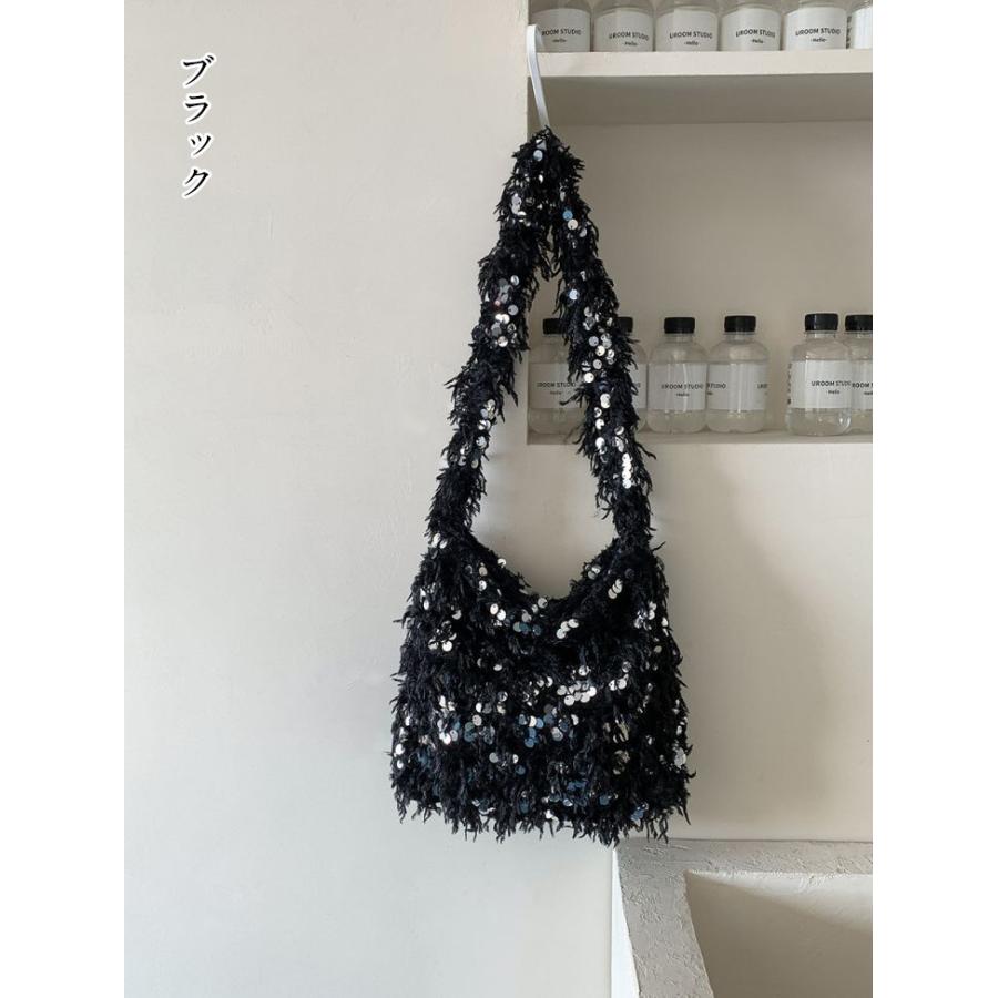 【夏セール!】スパンコール シャギー ワンハンドルバッグ 大人かわいい 2024春夏新作【akb312-130】【予約販売:15-20日】60込 【夏セール!】スパンコール シャギー ワンハンドルバッグ 大人かわいい 2024春夏新作【akb312-130】【予約販売:15-20日】60込