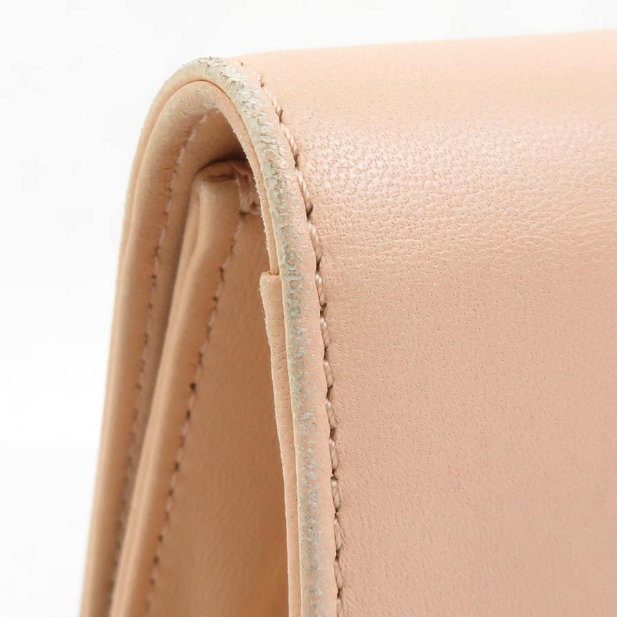 フェンディ FENDI 斜め掛けショルダーバッグ レザー/メタル ピンクベージュ/ゴールド レディース 8M0322-K47 w1044a フェンディ FENDI 斜め掛けショルダーバッグ レザー/メタル ピンクベージュ/ゴールド レディース 8M0322-K47 w1044a