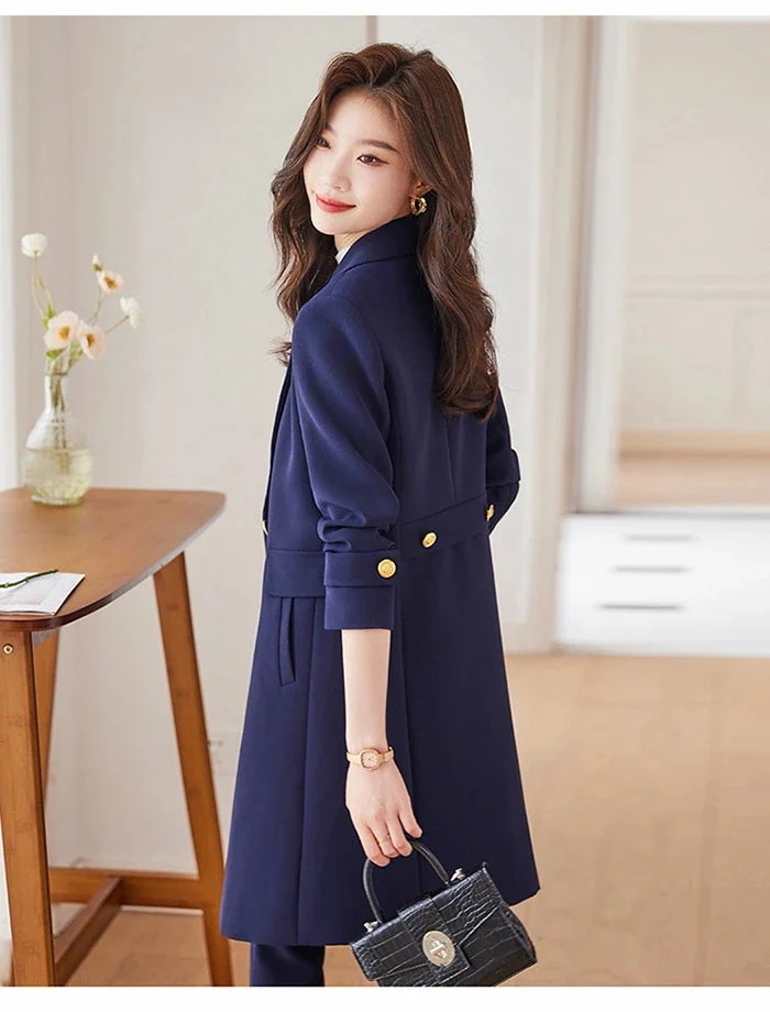 スーツパンツスーツ2点セット スーツ パンツスーツ ビジネススーツ 入園式 フォーマル セットアップ スーツ レディース セレモニー 入学式 卒園式 ロングテーラードジャケット＆ワイドパンツ 通勤 フ