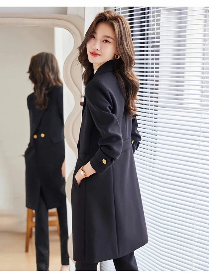 スーツパンツスーツ2点セット スーツ パンツスーツ ビジネススーツ 入園式 フォーマル セットアップ スーツ レディース セレモニー 入学式 卒園式 ロングテーラードジャケット＆ワイドパンツ 通勤 フ