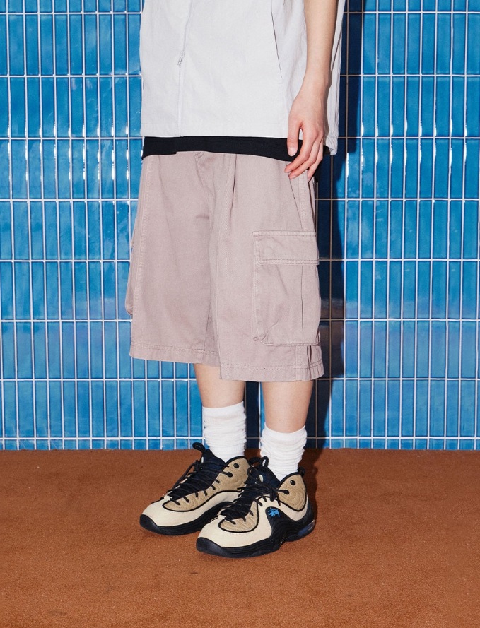 ハーフ・ショートパンツ 1993STUDIO PIGMENT CARGO BERMUDA PANTS 4FK1078 1993studio] Pigment Cargo Bermuda Pants ショート・ハーフパンツ