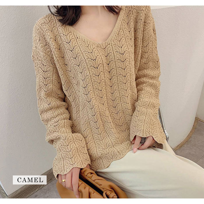 【急速出荷】ニット レディース トップス 秋 冬 秋冬 黒 長袖 チュニック セーター 無地 長袖セーター Vネック 長袖ニット 透かし編み ブラック グレー ベージュ 透かし ニットソー 大人 透 【急速出荷】ニット レディース トップス 秋 冬 秋冬 黒 長袖 チュニック セーター 無地 長袖セーター Vネック 長袖ニット 透かし編み ブラック グレー ベージュ 透かし ニットソー 大人 透