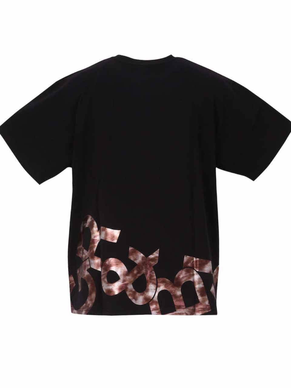 Tシャツ エンボス 箔 ロゴ 大きいサイズ メンズ プリントTシャツ
