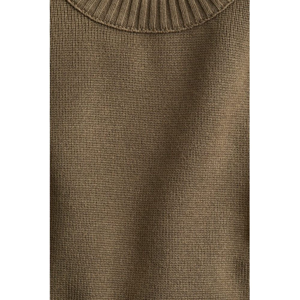 H&M ルーズフィットセーターカーキグリーン