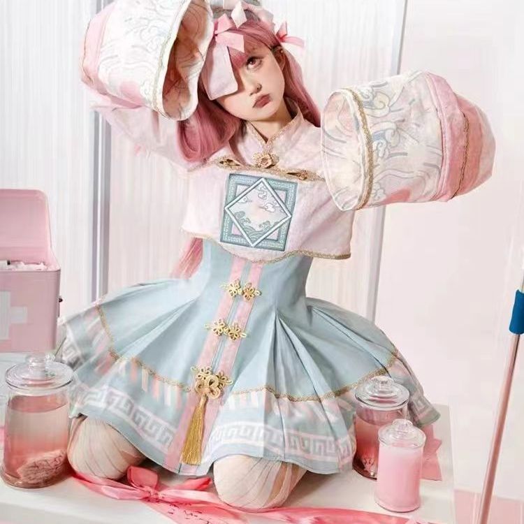 ハロウィン コスプレ キョンシー 衣装 魔除け少女 中華風 道士服 ロリータセット 大人 キッズ S~XL ハロウィンコスプレ 女性 大きいサイ 仮装 ハロウィン コスプレ キョンシー 衣装 魔除け少女 中華風 道士服 ロリータセット 大人 キッズ S~XL ハロウィンコスプレ 女性 大きいサイ 仮装