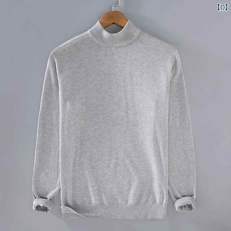 メンズ ファッション シンプル おしゃれ カジュアル 秋冬 コットン ハーフ タートルネックセーター 無地 暖かい ボトム シャツ セーター メンズ ファッション シンプル おしゃれ カジュアル 秋冬 コットン ハーフ タートルネックセーター 無地 暖かい ボトム シャツ セーター