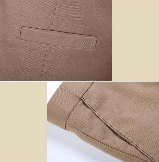 メンズスーツセットアップビジネススーツ3ピーススーツカジュアルl3点セットジャケット+ベスト+パンツ上下セットフォーマルスーツ男性スーツ人気カーキ細身スーツ無地スリムスーツ通勤二次会披露宴パーティー冠