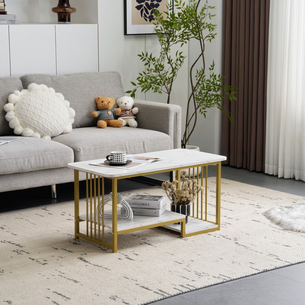 【国内発送.送.料.無.料！】【新作登場】センターテーブル 大理石調 収納付き 幅90cm ローテーブル 長方形 収納棚 コーヒーテーブル おしゃれ リビングテーブル コンパクト 北欧カフェテーブル【