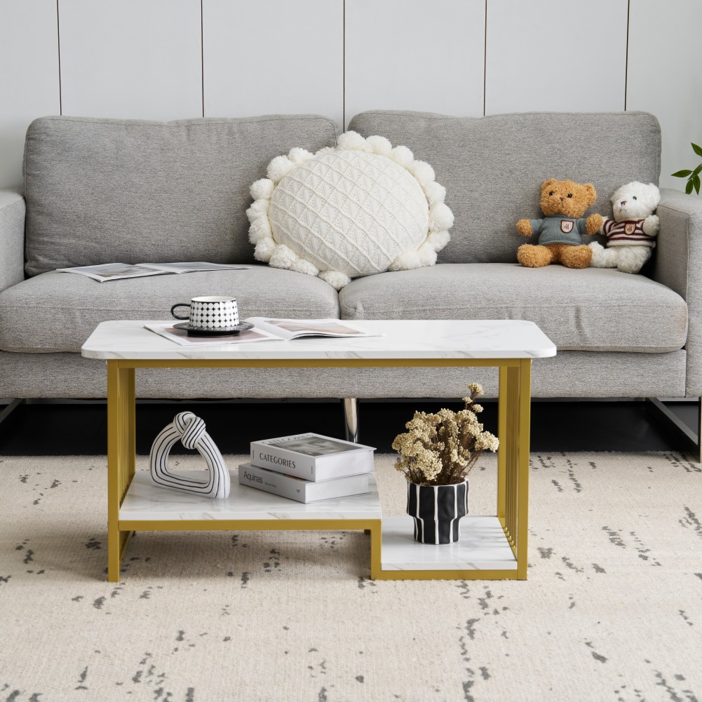 【国内発送.送.料.無.料！】【新作登場】センターテーブル 大理石調 収納付き 幅90cm ローテーブル 長方形 収納棚 コーヒーテーブル おしゃれ リビングテーブル コンパクト 北欧カフェテーブル【