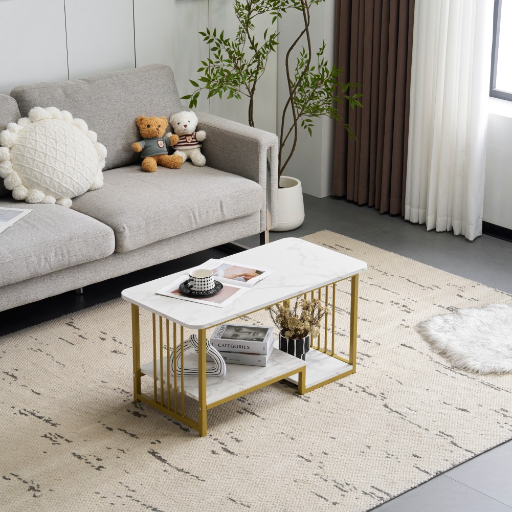 【国内発送.送.料.無.料！】【新作登場】センターテーブル 大理石調 収納付き 幅90cm ローテーブル 長方形 収納棚 コーヒーテーブル おしゃれ リビングテーブル コンパクト 北欧カフェテーブル【