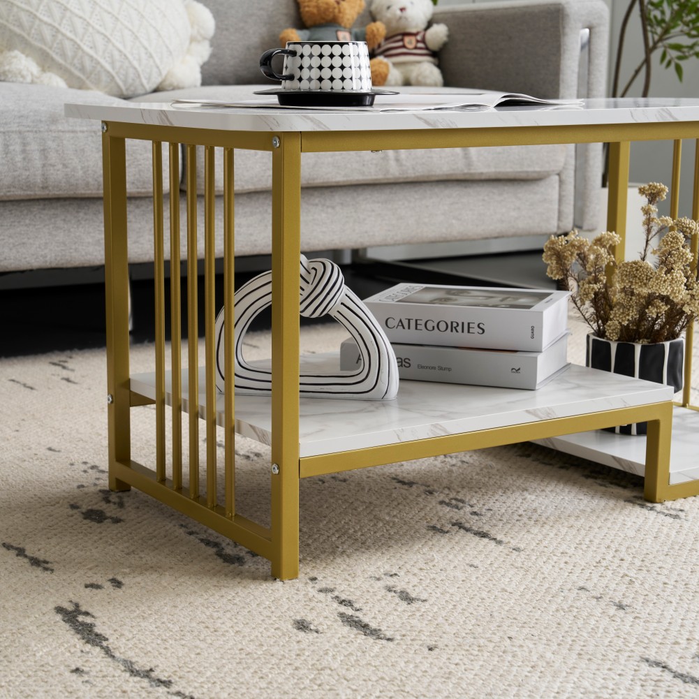 【国内発送.送.料.無.料！】【新作登場】センターテーブル 大理石調 収納付き 幅90cm ローテーブル 長方形 収納棚 コーヒーテーブル おしゃれ リビングテーブル コンパクト 北欧カフェテーブル【