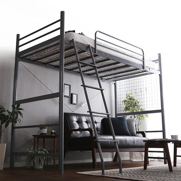 ロフトベッド はしご 宮棚付き コンセント付き パイプベッド 大人用 シンプル 2段ベッド スチール シルバー ブラック 黒 ホワイト 白 銀色 ブラウン 茶色 ロフトベッド はしご 宮棚付き コンセント付き パイプベッド 大人用 シンプル 2段ベッド スチール シルバー ブラック 黒 ホワイト 白 銀色 ブラウン 茶色