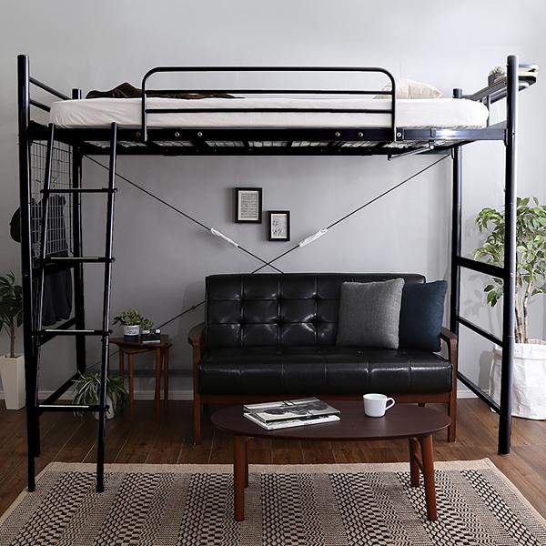 ロフトベッド はしご 宮棚付き コンセント付き パイプベッド 大人用 シンプル 2段ベッド スチール シルバー ブラック 黒 ホワイト 白 銀色 ブラウン 茶色 ロフトベッド はしご 宮棚付き コンセント付き パイプベッド 大人用 シンプル 2段ベッド スチール シルバー ブラック 黒 ホワイト 白 銀色 ブラウン 茶色