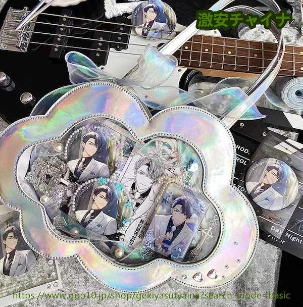 Qoo10] 痛バッグ 痛バ 雲デザイン 大サイズ シ