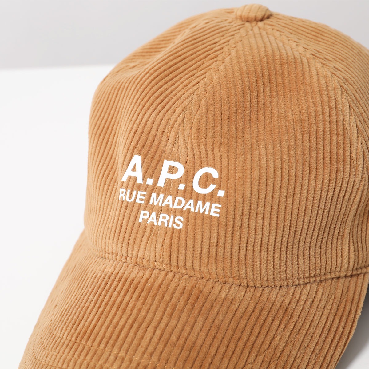 APC A.P.C. アーペーセー キャップ Charie COHBB M24163 メンズ コーデュロイ ロゴ キャスケット 帽子 CAF APC A.P.C. アーペーセー キャップ Charie COHBB M24163 メンズ コーデュロイ ロゴ キャスケット 帽子 CAF