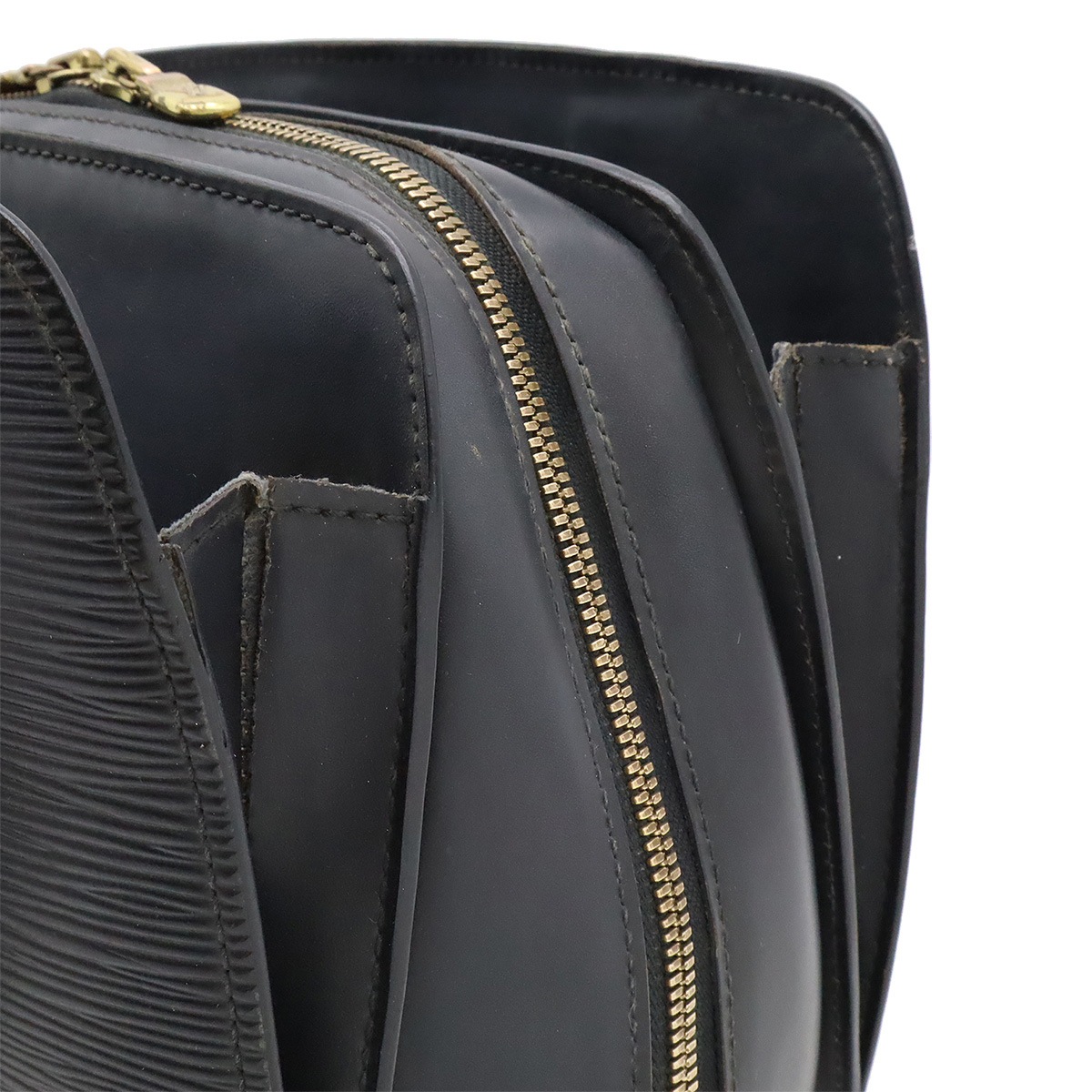 エピ ポンヌフ ハンドバッグ レザー ノワール 黒 ブラック ゴールド金具 M5205