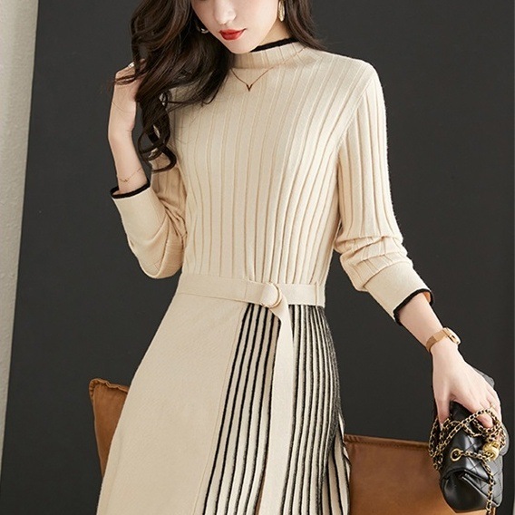 ワンピース ミディアム丈ワンピース ニットワンピース ミディアム丈 長袖 ラウンドネック ウエストベルト 切り替えデザイン プリーツ かわいい 大人可愛い きれいめ シンプル 上品 おしゃれ ワンピース ミディアム丈ワンピース ニットワンピース ミディアム丈 長袖 ラウンドネック ウエストベルト 切り替えデザイン プリーツ かわいい 大人可愛い きれいめ シンプル 上品 おしゃれ