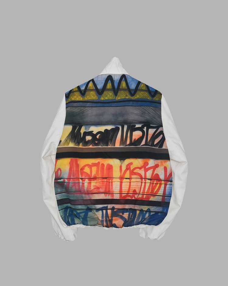 【THE MUSEUM VISITOR】 ARTWORK JACKET : WHITE 【THE MUSEUM VISITOR】 ARTWORK JACKET : WHITE