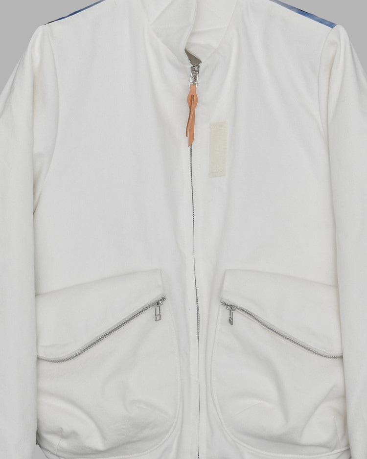 【THE MUSEUM VISITOR】 ARTWORK JACKET : WHITE 【THE MUSEUM VISITOR】 ARTWORK JACKET : WHITE