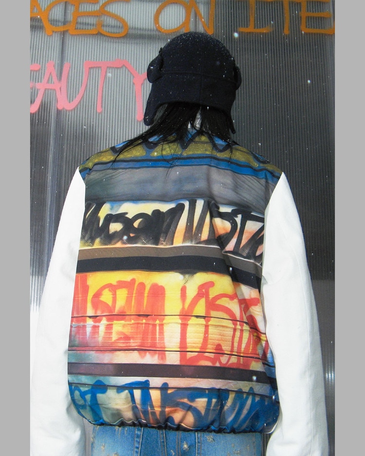 【THE MUSEUM VISITOR】 ARTWORK JACKET : WHITE 【THE MUSEUM VISITOR】 ARTWORK JACKET : WHITE