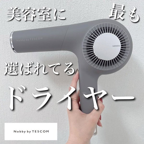 Nobby by TESCOM ヘアードライヤー グレー NIB500A-H Nobby by