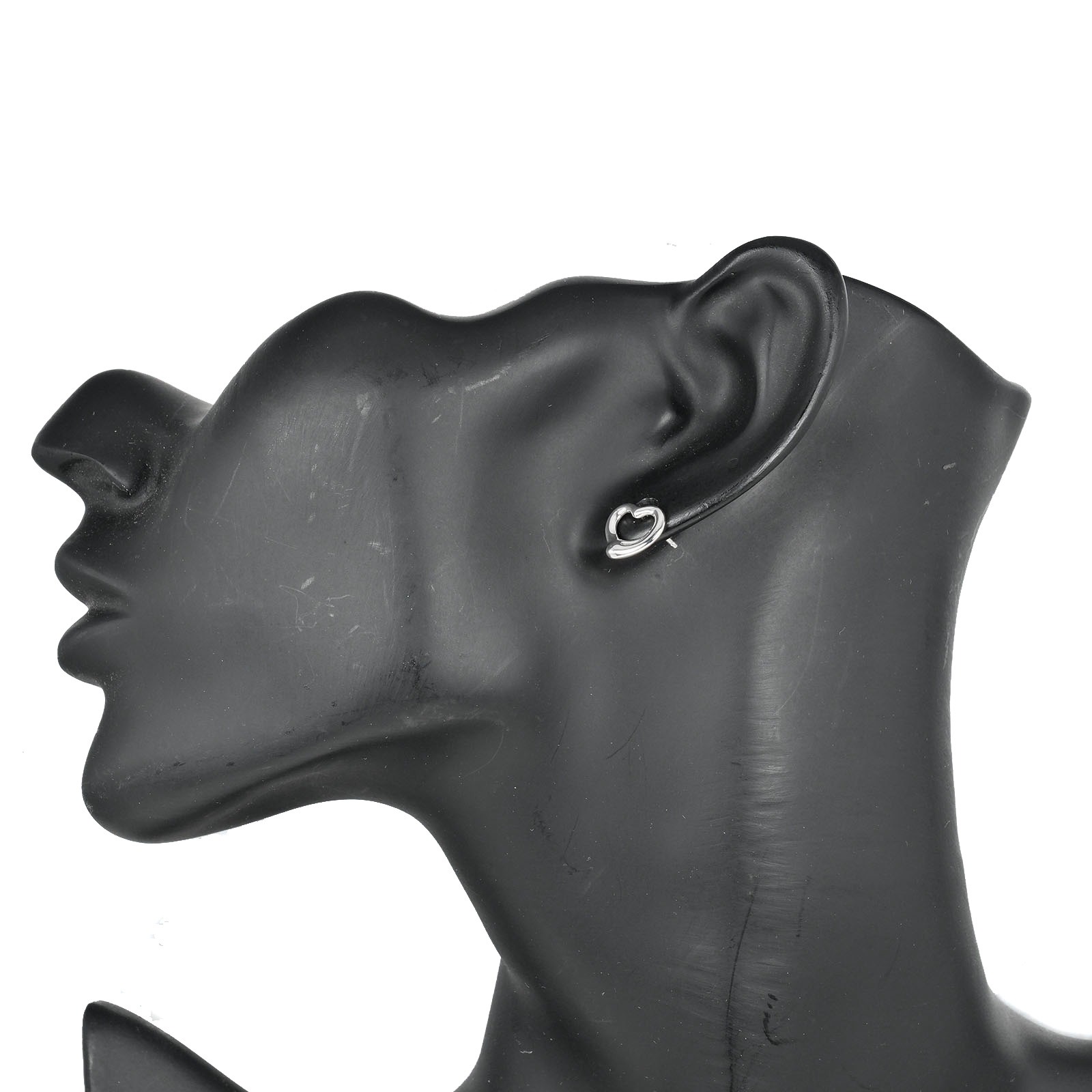 オープンハート ピアス シルバー925 約2g レディース 中古品 Aランク オープンハート ピアス シルバー925 約2g レディース 中古品 Aランク