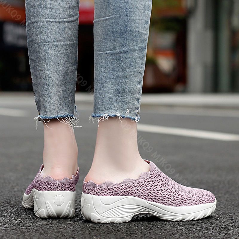 クーポン かかとなしスニーカー レディース スリッポン 歩きやすい メッシュ ぺたんこ 通気 軽量 サンダル ミュール スニーカー カジュアルシューズ 日常着用 厚底スニーカー デッキシューズ スリッ クーポン かかとなしスニーカー レディース スリッポン 歩きやすい メッシュ ぺたんこ 通気 軽量 サンダル ミュール スニーカー カジュアルシューズ 日常着用 厚底スニーカー デッキシューズ スリッ