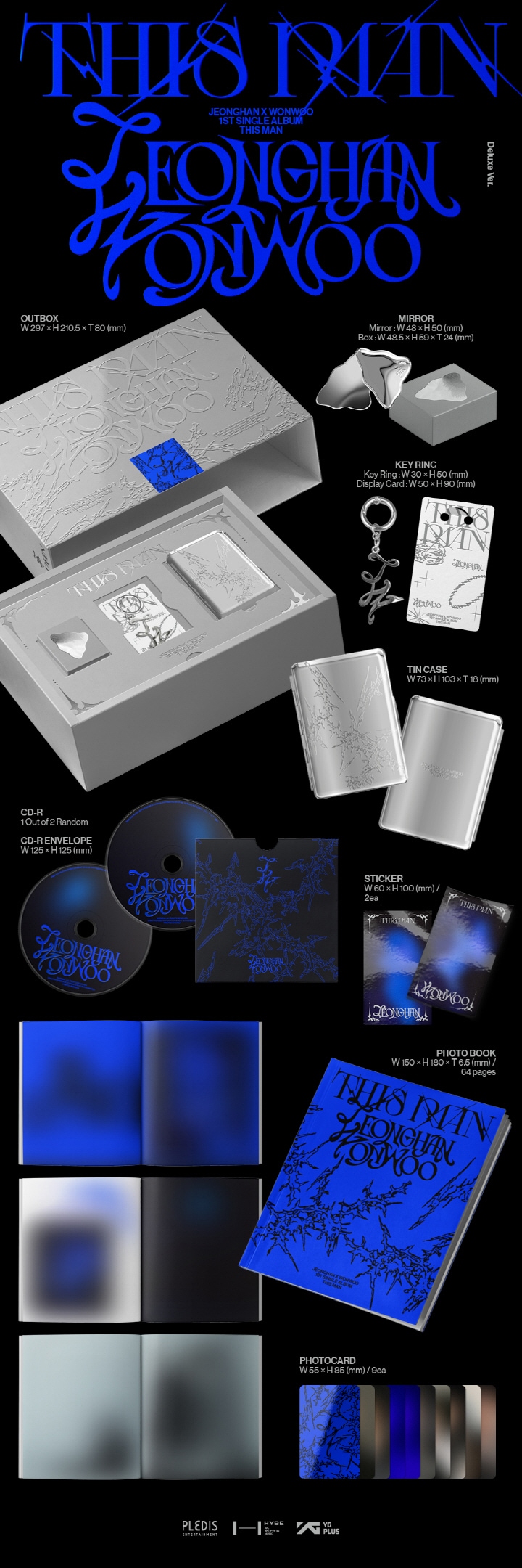 (Deluxe Ver.) SEVENTEEN ジョンハン X ウォヌ - シングル 1集 [THIS MAN]