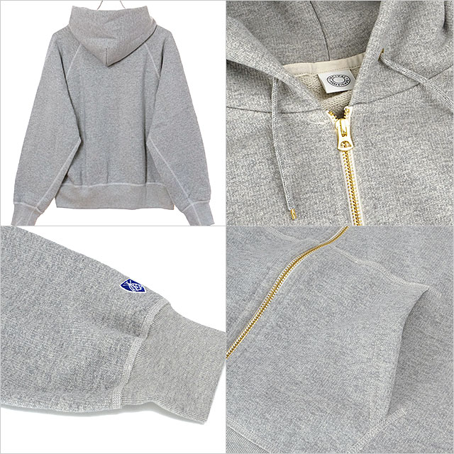 ジップフーディー [OR-C0427] ZIP HOODIE メンズ トップス スウェット ジップアップパーカー HEATHER-GREY 正規取扱店
