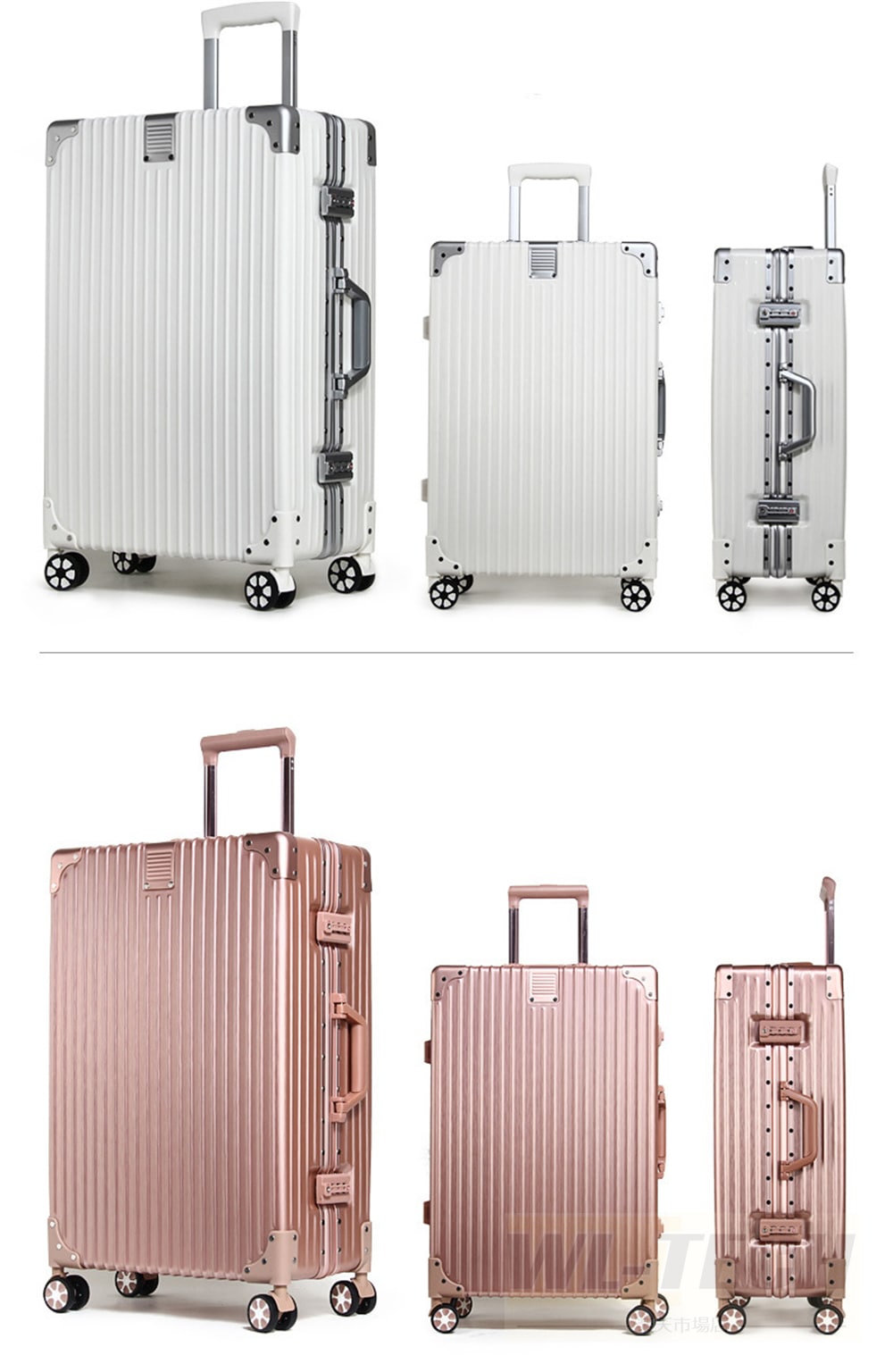 キャリーケース スーツケース 大型 大容量 軽量 Lサイズ 26インチ アルミ フレーム メンズ ハードケース キャリーバッグ 四角 静音効果 XL M S L 丈夫 修学 卒業旅行 ビジネ