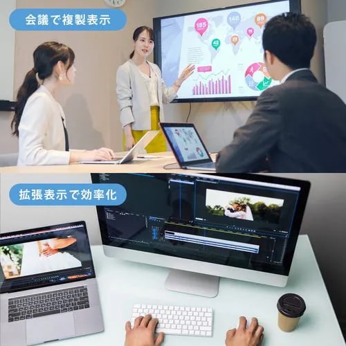 慶洋エンジニアリング ANS136 HDMIワイヤレス出力用 映像・音声を出力できる ブラック